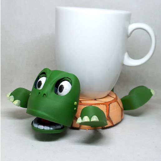 🐢3D Printing Funny Turtle Coasters