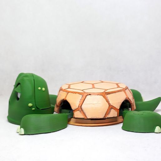 🐢3D Printing Funny Turtle Coasters