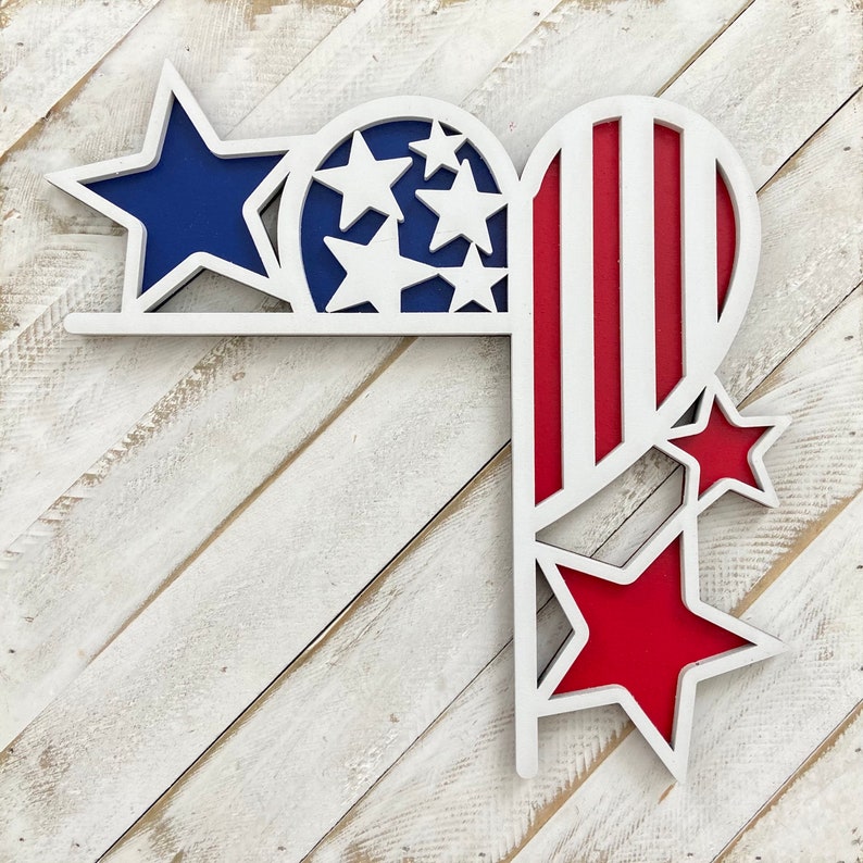 ⭐4th Of July Door Topper