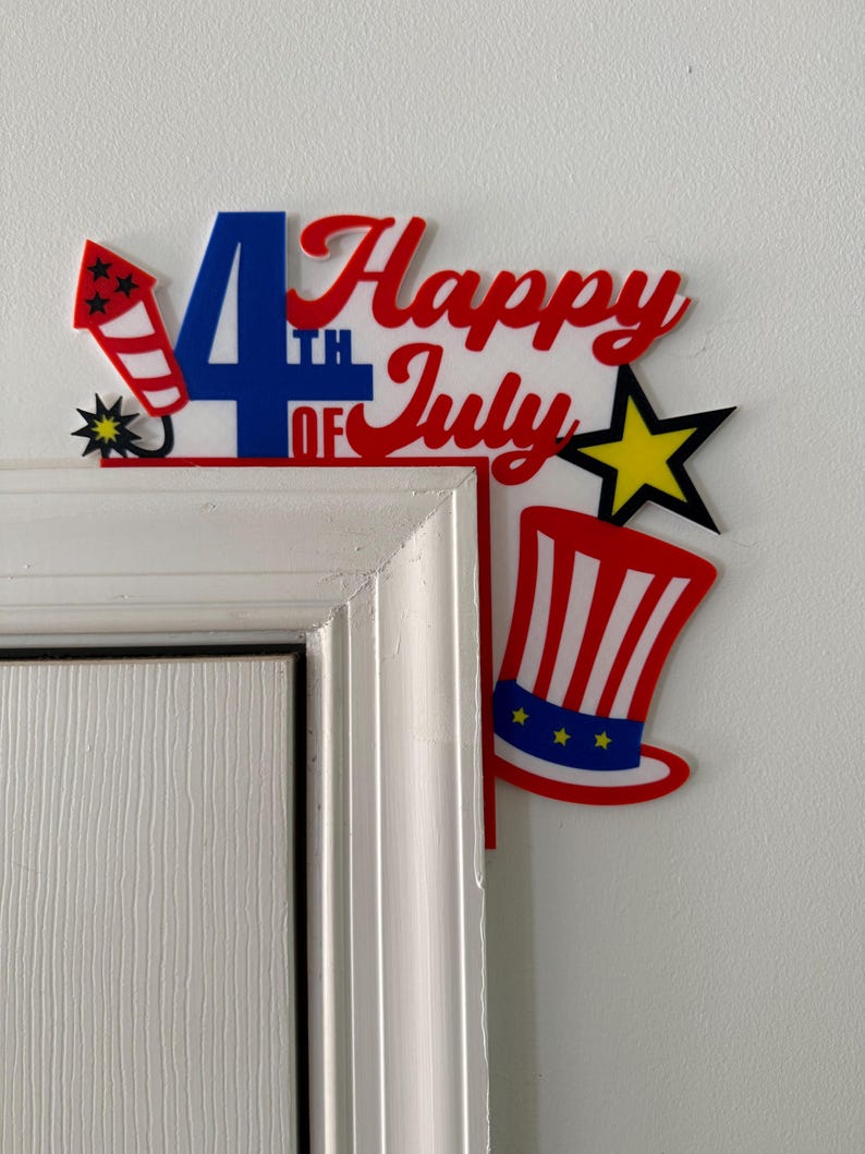 ⭐4th Of July Door Topper