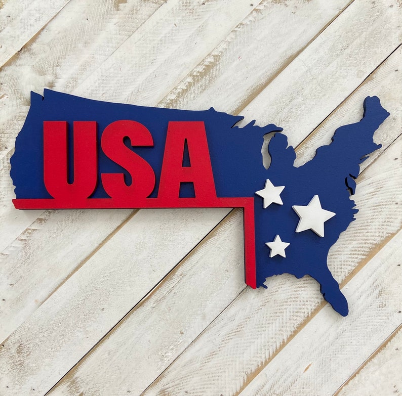 ⭐4th Of July Door Topper