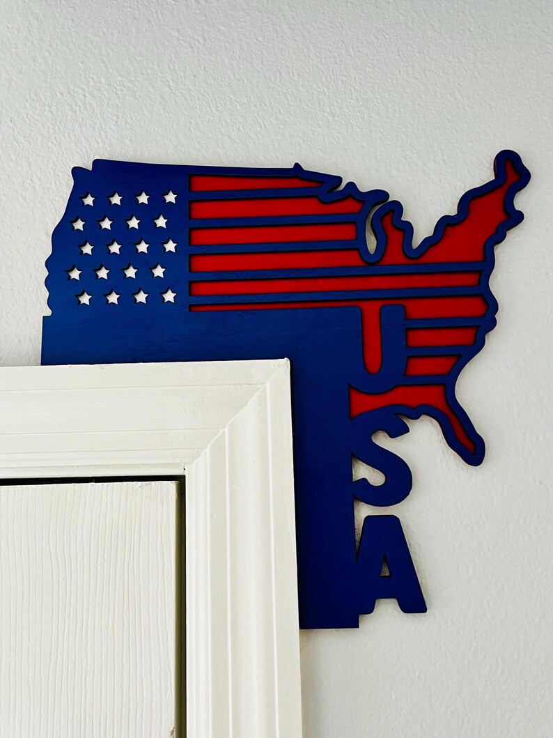 ⭐4th Of July Door Topper