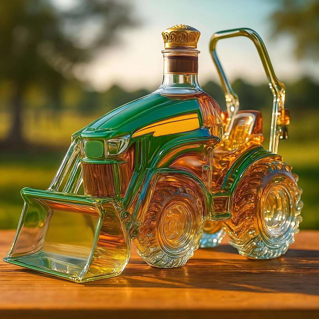 Tractor Whisky Bottle