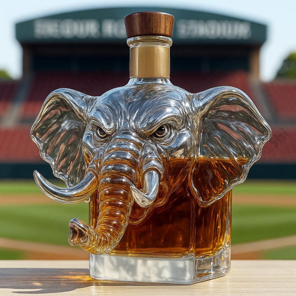 University of Alabama Crown Royal Whiskey Bottle