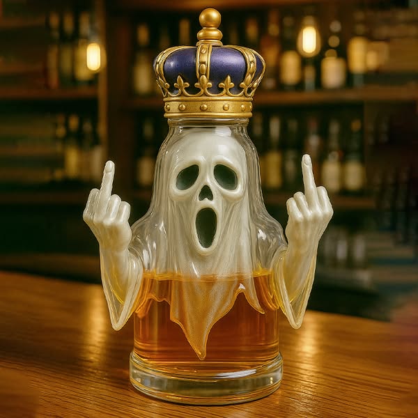Ghost Whiskey Bottle