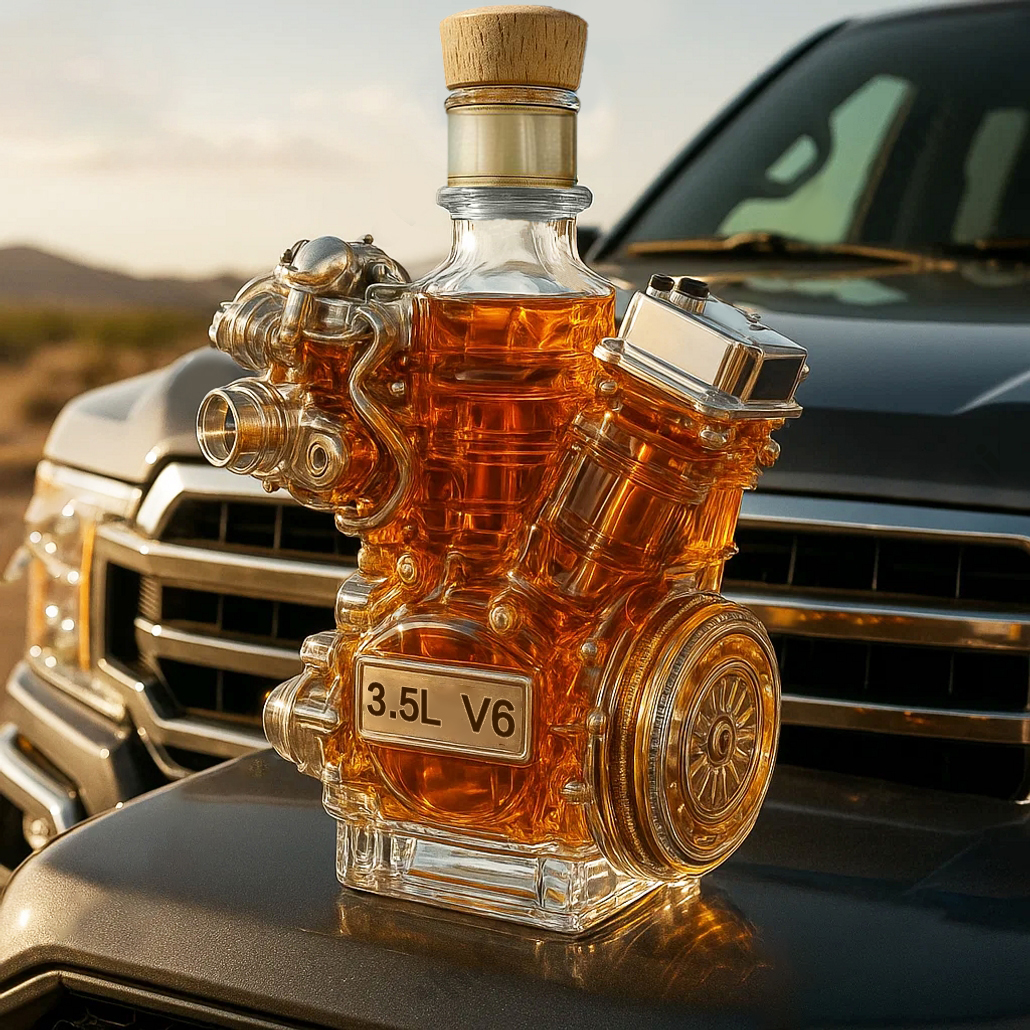 V6 Whiskey Bottle