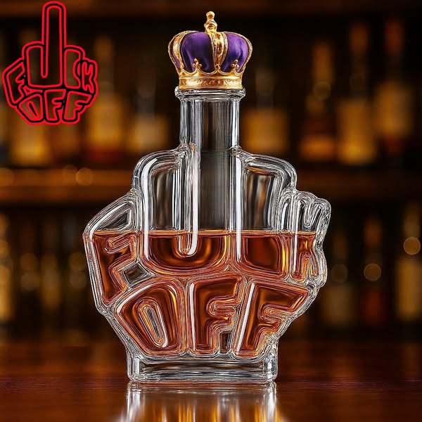 🖕🥃FUCK YOU Whiskey Bottle