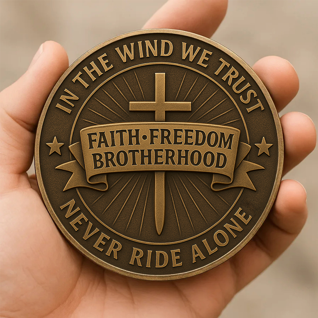 Motorcycle Blessing Coin