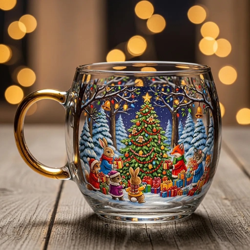 🎅Christmas Painted Mug