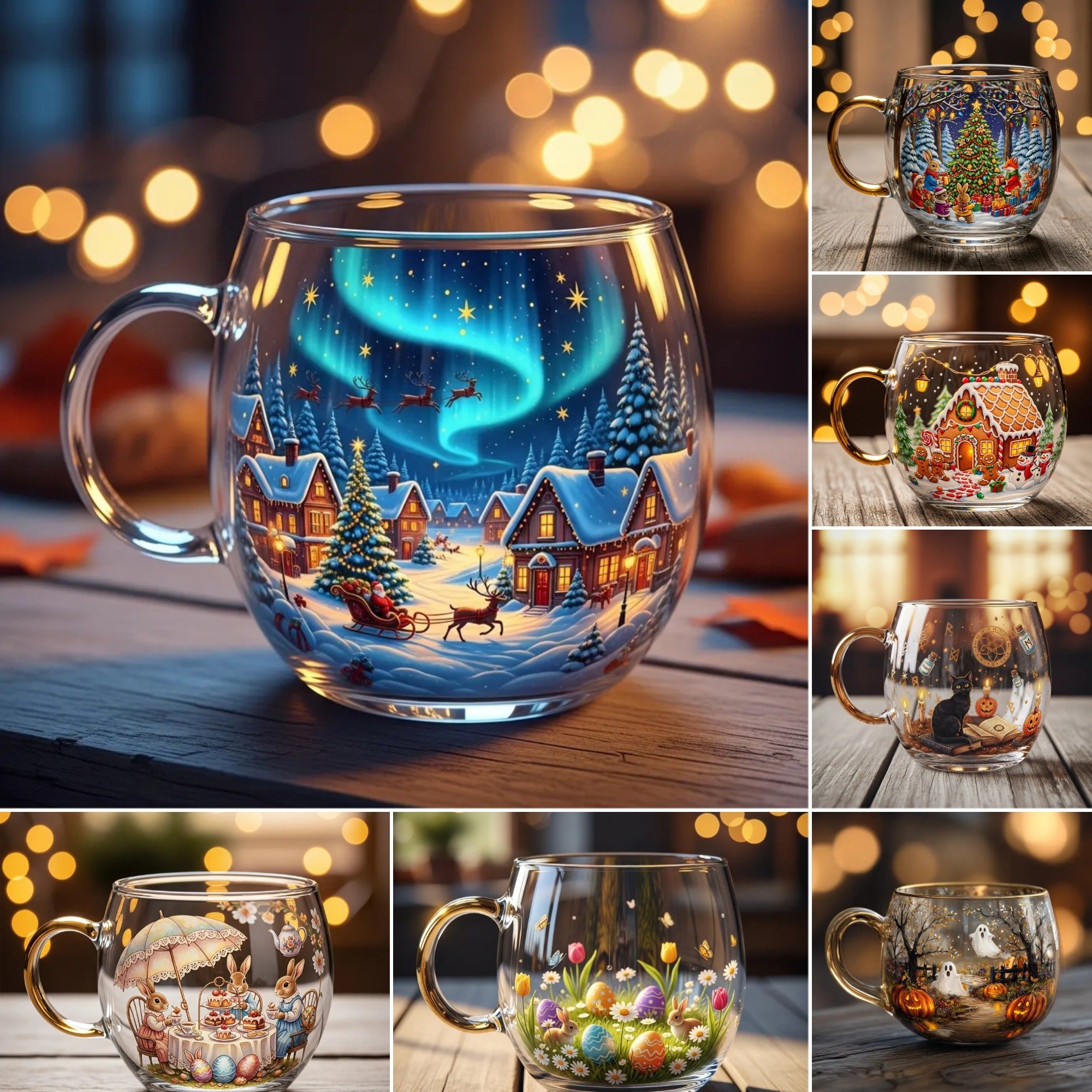 🎅Christmas Painted Mug