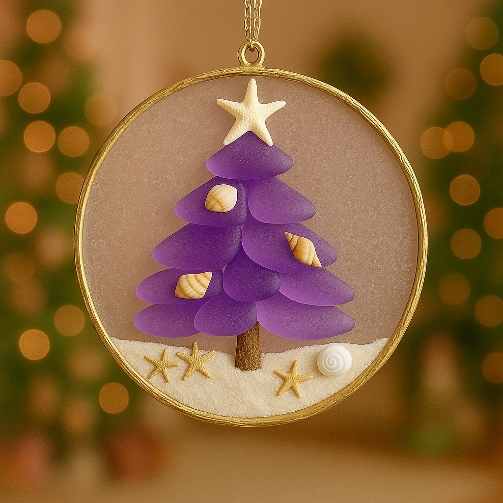 2025 Coastal Christmas Tree Ornament