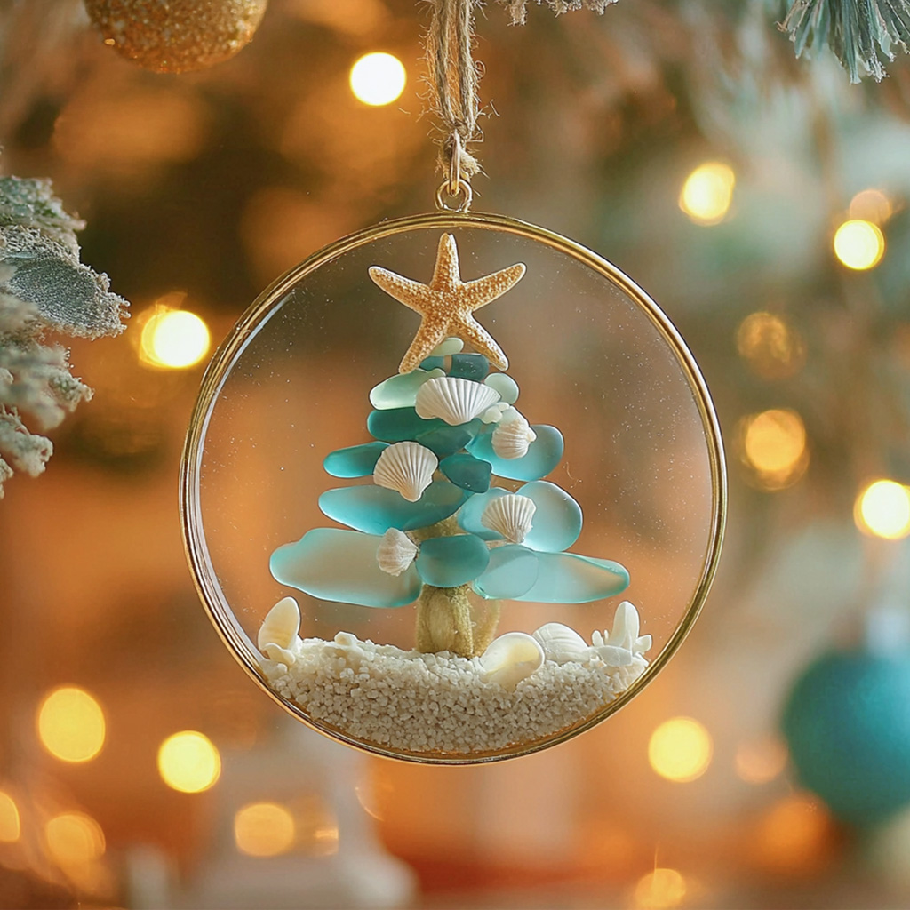Limited time offer - Coastal Christmas Tree Ornament