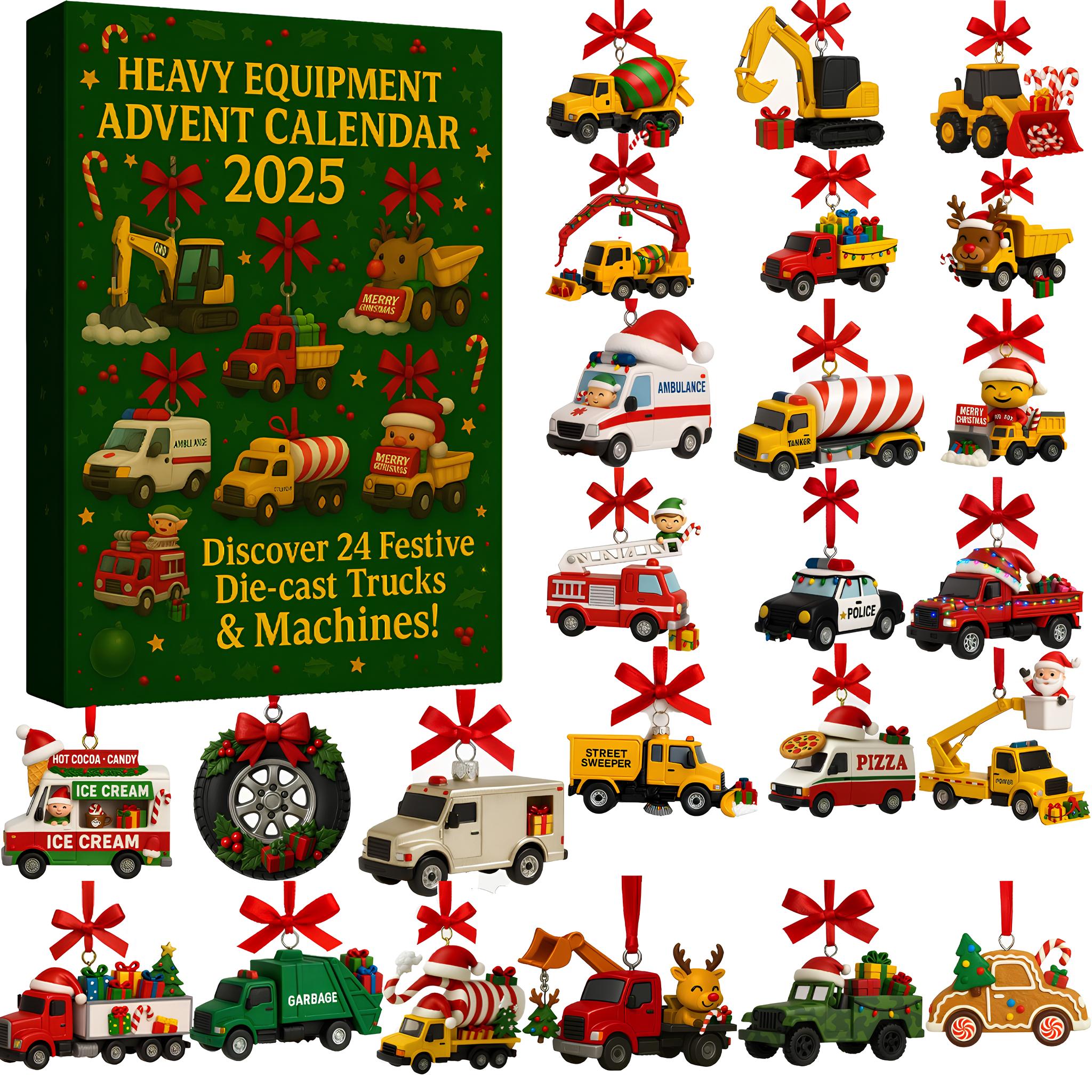 Heavy Equipment Advent Calendar 2025 – 24 Days of Trucks🎄