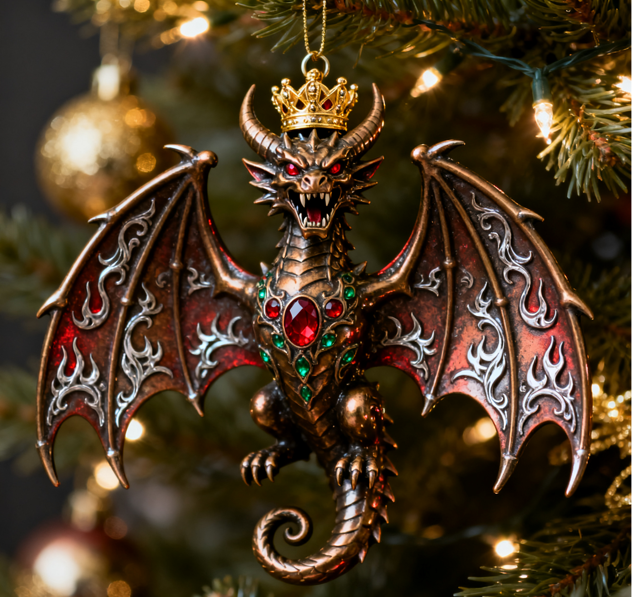 🔥LAST DAY 49% OFF🔥-Dragon Christmas Ornament 🐉✨