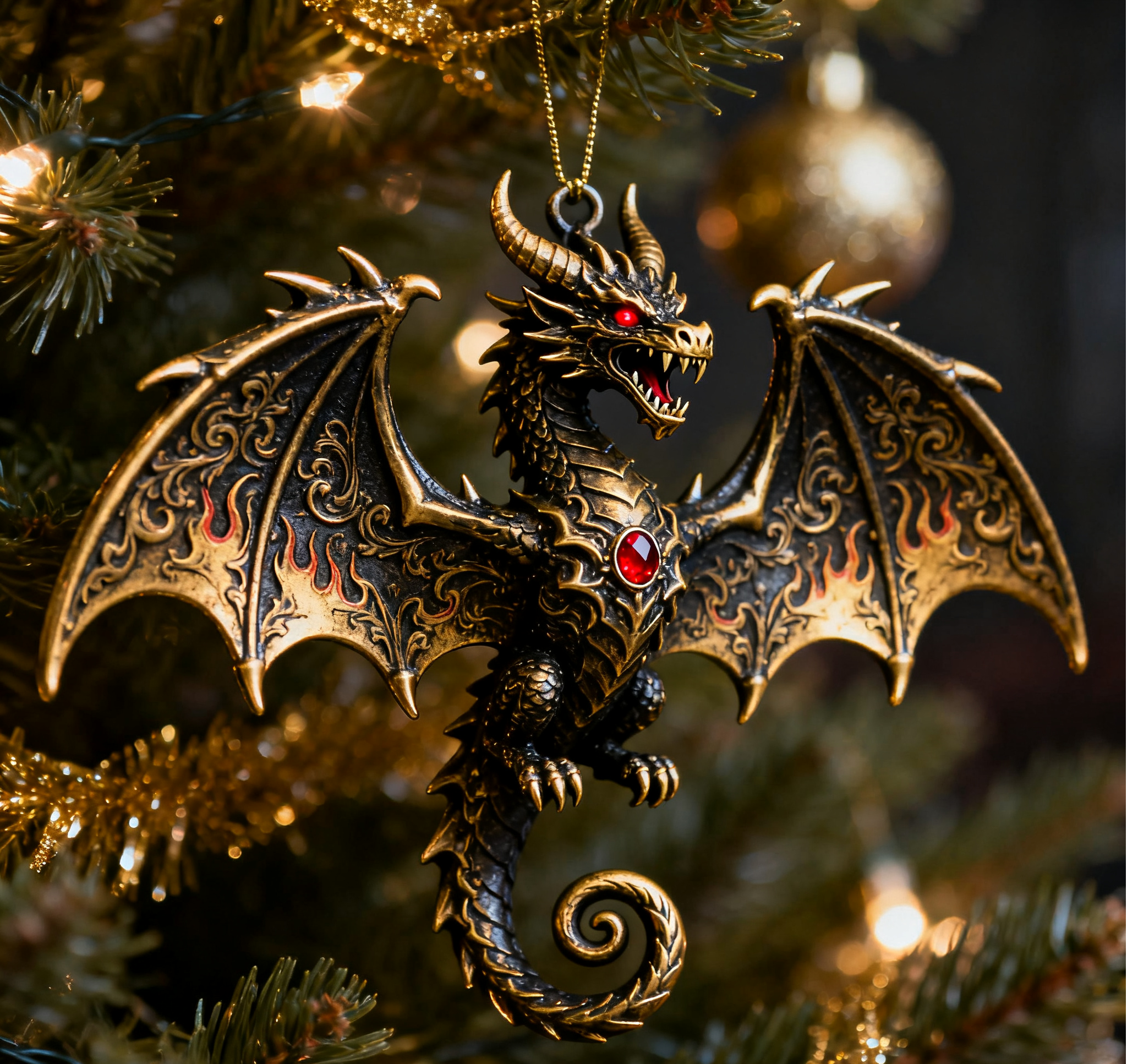 🔥LAST DAY 49% OFF🔥-Dragon Christmas Ornament 🐉✨