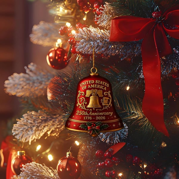  🌟Proudly made in Texas, USA🔔United States 250th Anniversary Bell Ornament 🌟Proudly made in Texas, USA🔔United States 250th Anniversary Bell Ornament 🌟Proudly made in Texas, USA🔔United States 250th Anniversary Bell Ornament 🌟Proudly made in Texas, U