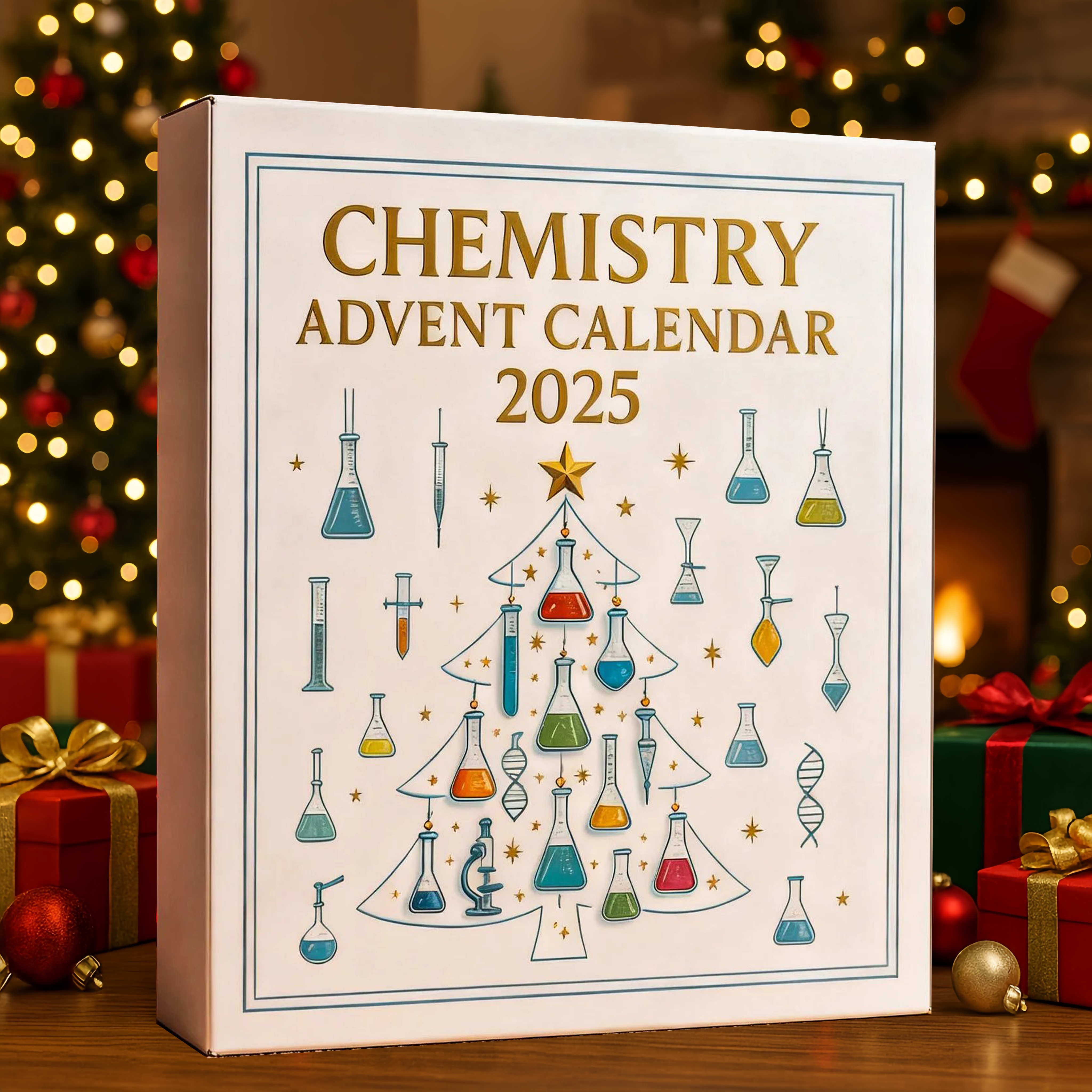 🌲Christmas Gift 50% Off--2025 Chemistry Advent Calendar - A Scientific Christmas Countdown