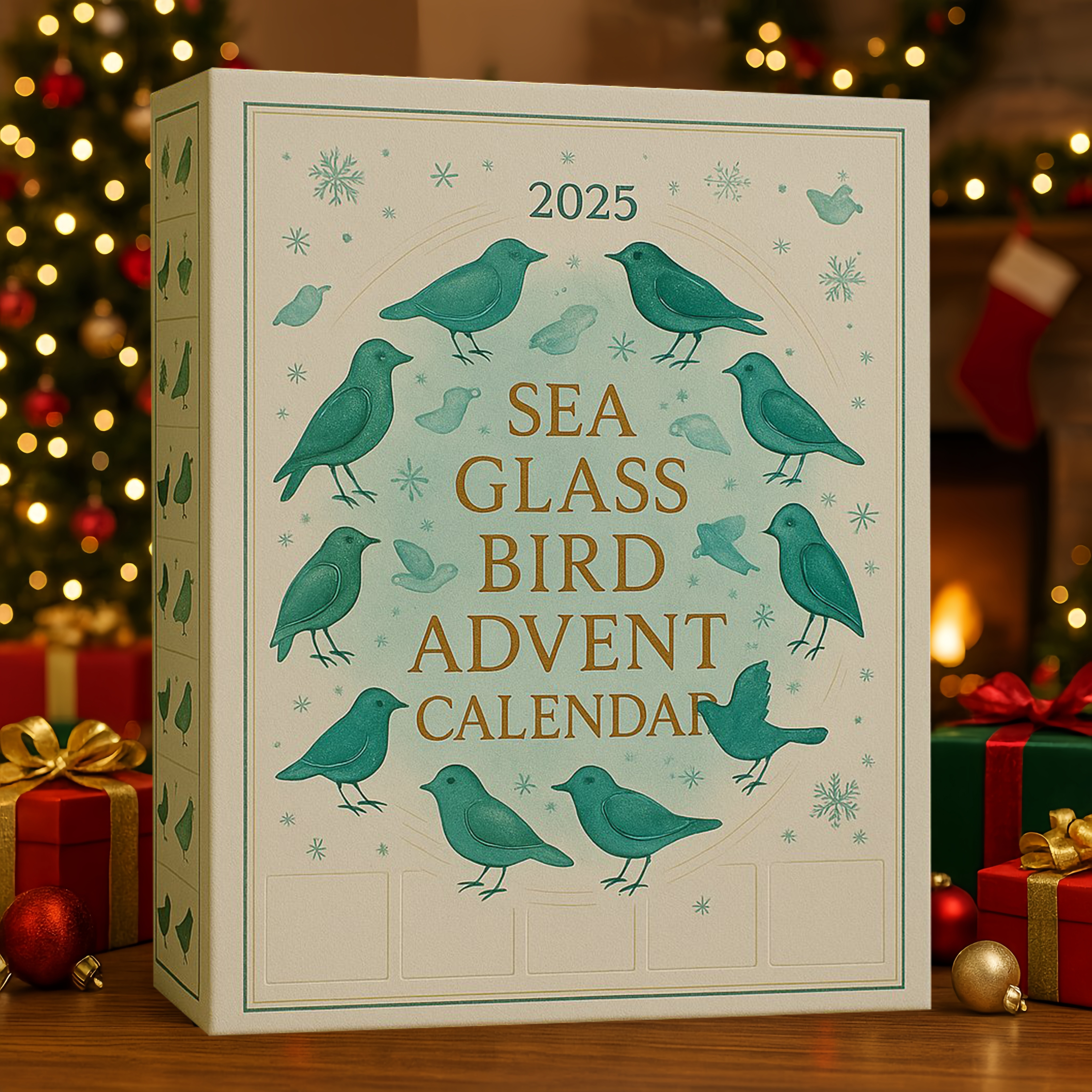 LAST DAY 50% OFF--🐦Sea Glass Bird Advent Calendar 2025