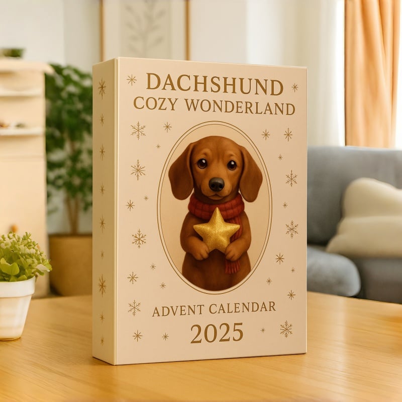 🌲Christmas Gift-- 2025 Dachshund Advent Calendar 🎄