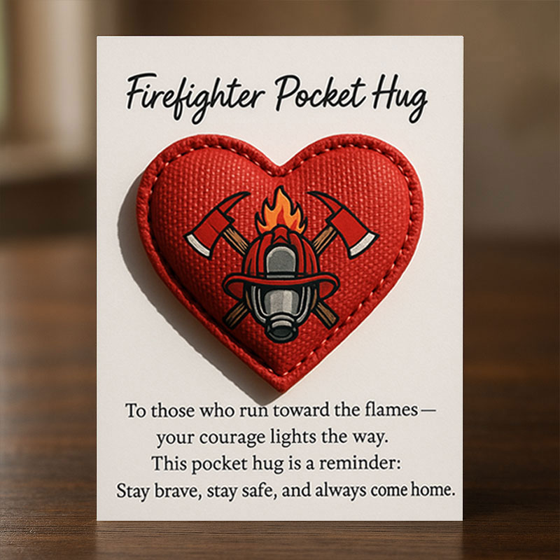 Firefighter Pocket Hug With Gift Card