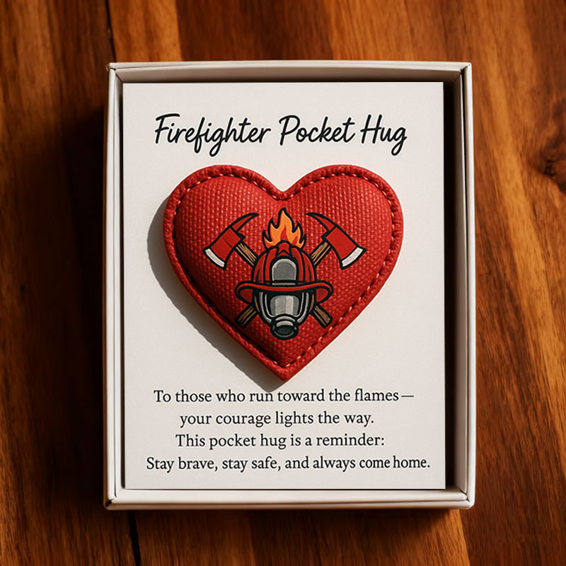 Firefighter Pocket Hug With Gift Card