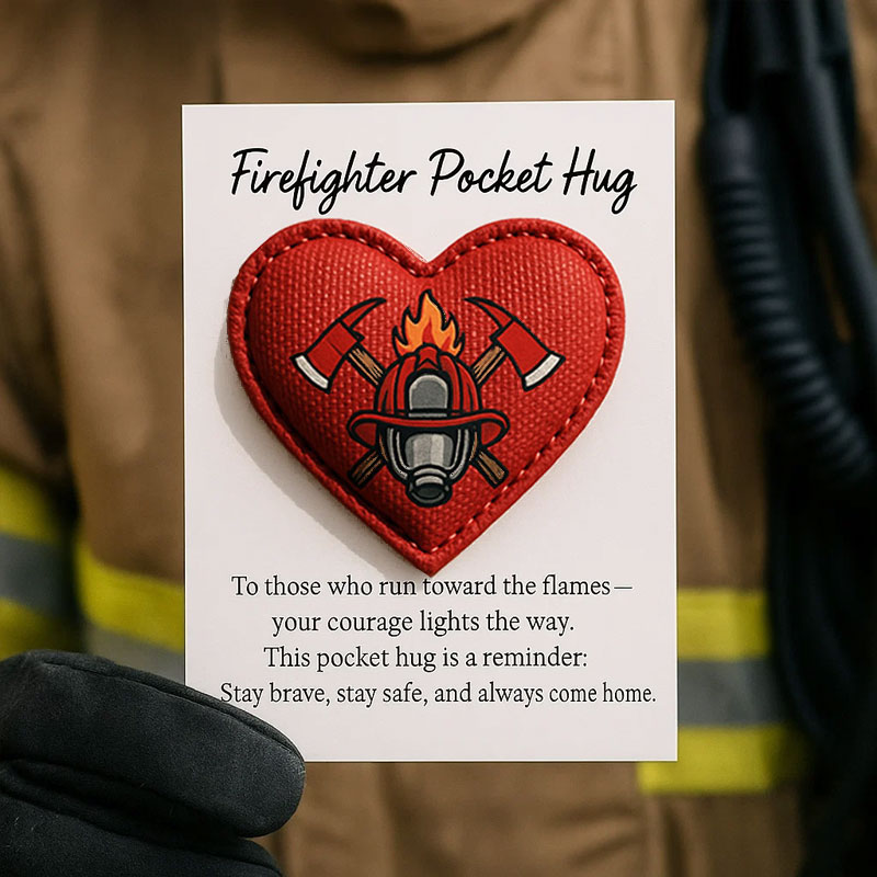 Firefighter Pocket Hug With Gift Card