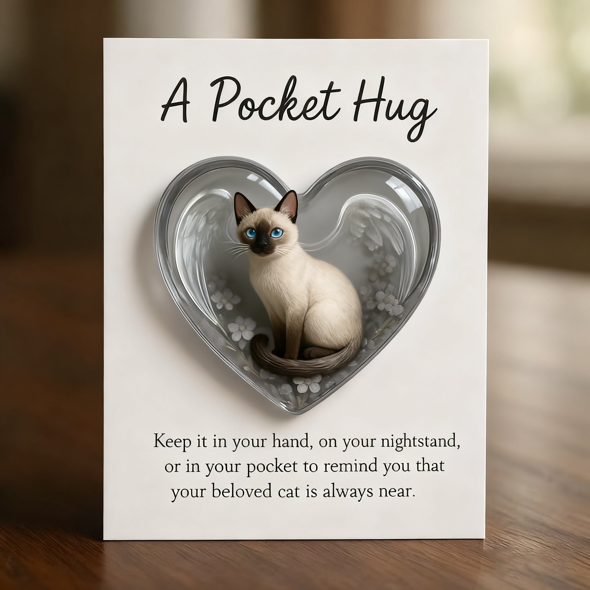 🐱 Cat Memorial Pocket Hug