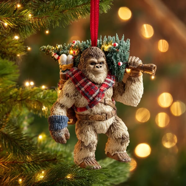 (🎄Early Christmas Sale 49%)👣2026 Wildlife Wonders Collection Bigfoot Ornament🌟