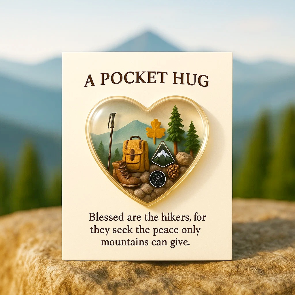 Camping Pocket Hug With Inspirational Gift Cards💌