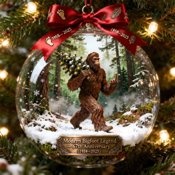 Bigfoot Ornament