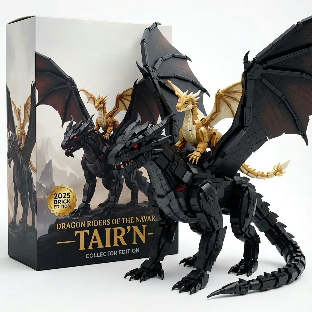 Fourth Wing: Tairn & Andarna Dual Dragon Collector Brick Edition