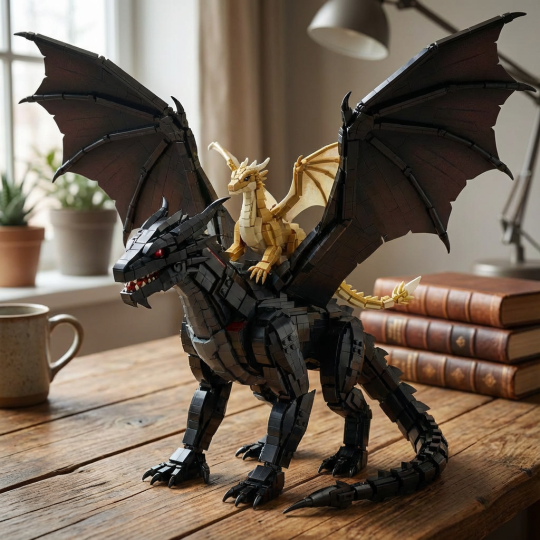 Fourth Wing: Tairn & Andarna Dual Dragon Collector Brick Edition