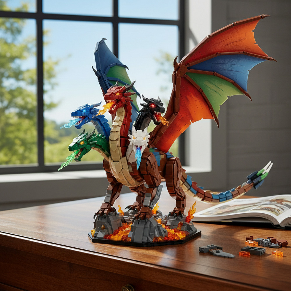🎄Christmas Gift 50% Off--Fourth Wing: Tairn & Andarna Dual Dragon Collector Brick Edition