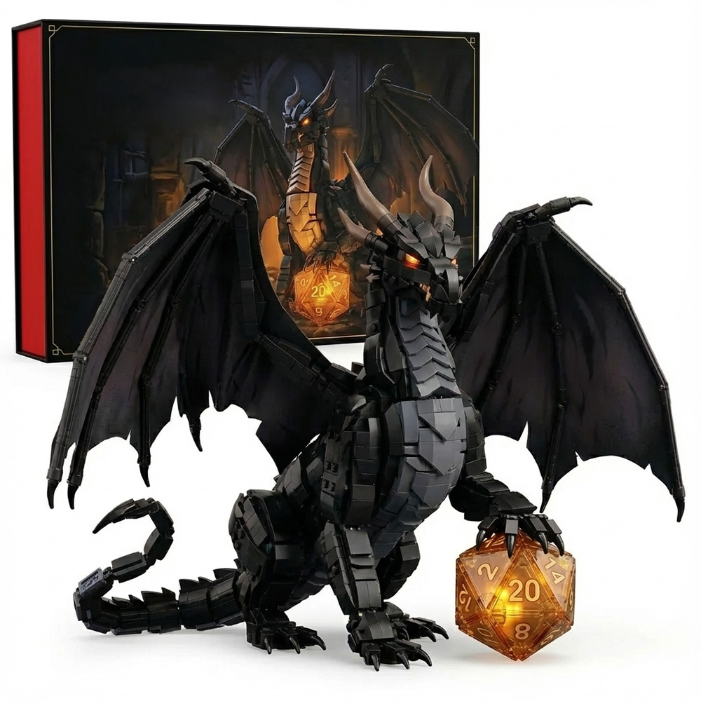 🎄Christmas Gift 50% Off--Fourth Wing: Tairn & Andarna Dual Dragon Collector Brick Edition
