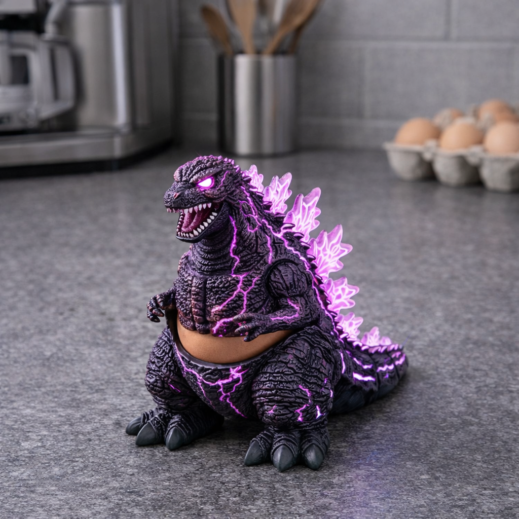 Godzilla Egg Cup Holder