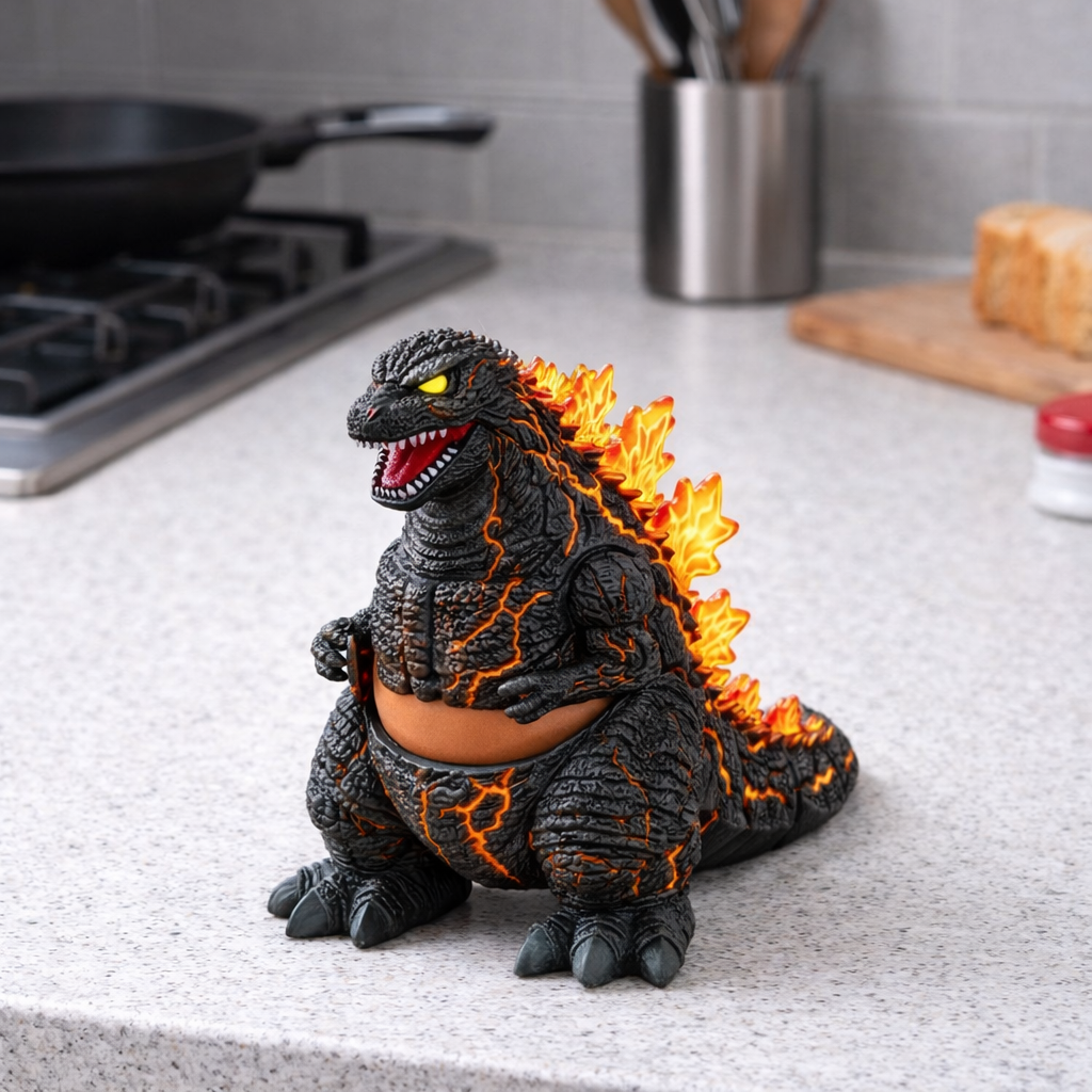 Godzilla Egg Cup Holder