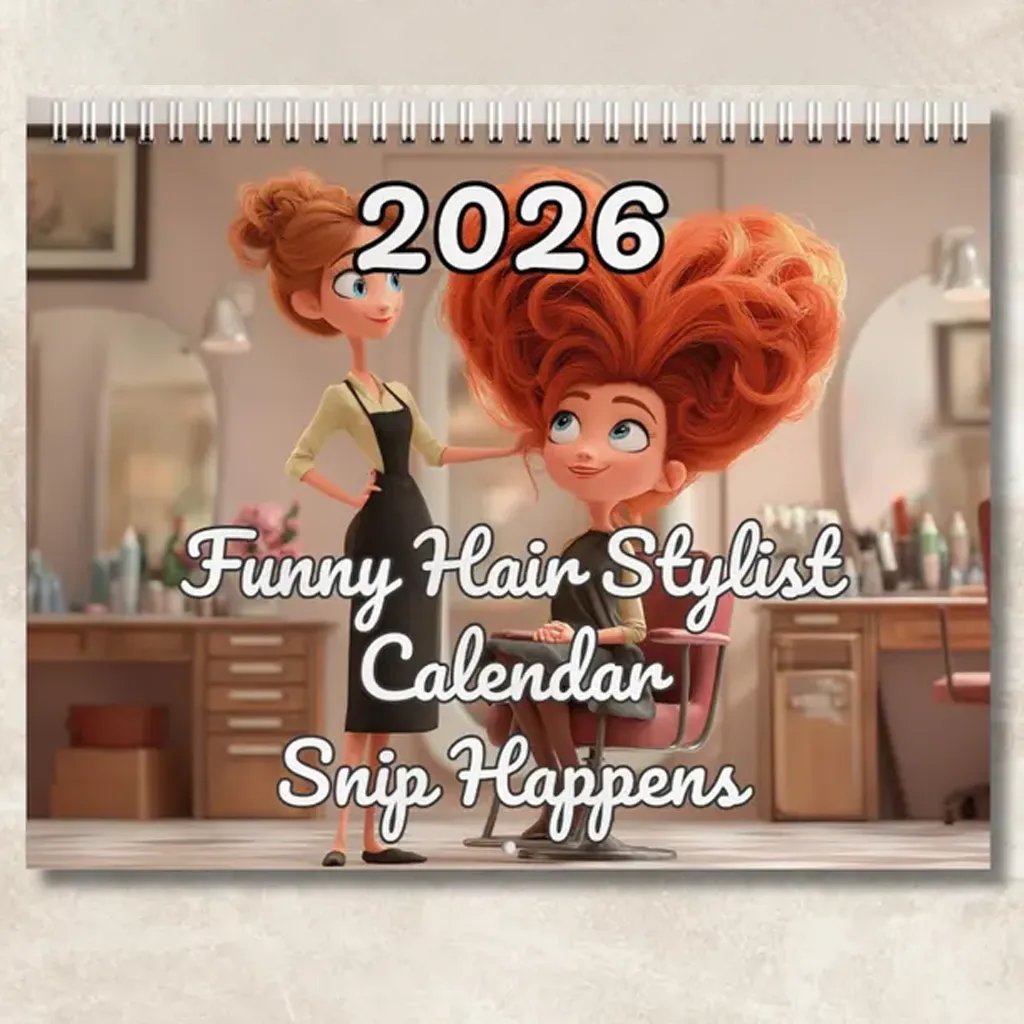 💇📅 2026 Snip & Giggle Stylist Humor Calendar