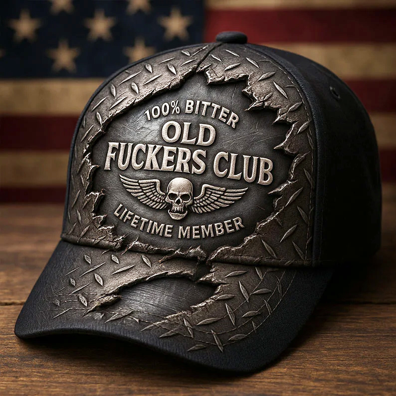 🏆Flash Sale 60% OFF - ❤️Too Old to Care Motorcycle Cap🎁