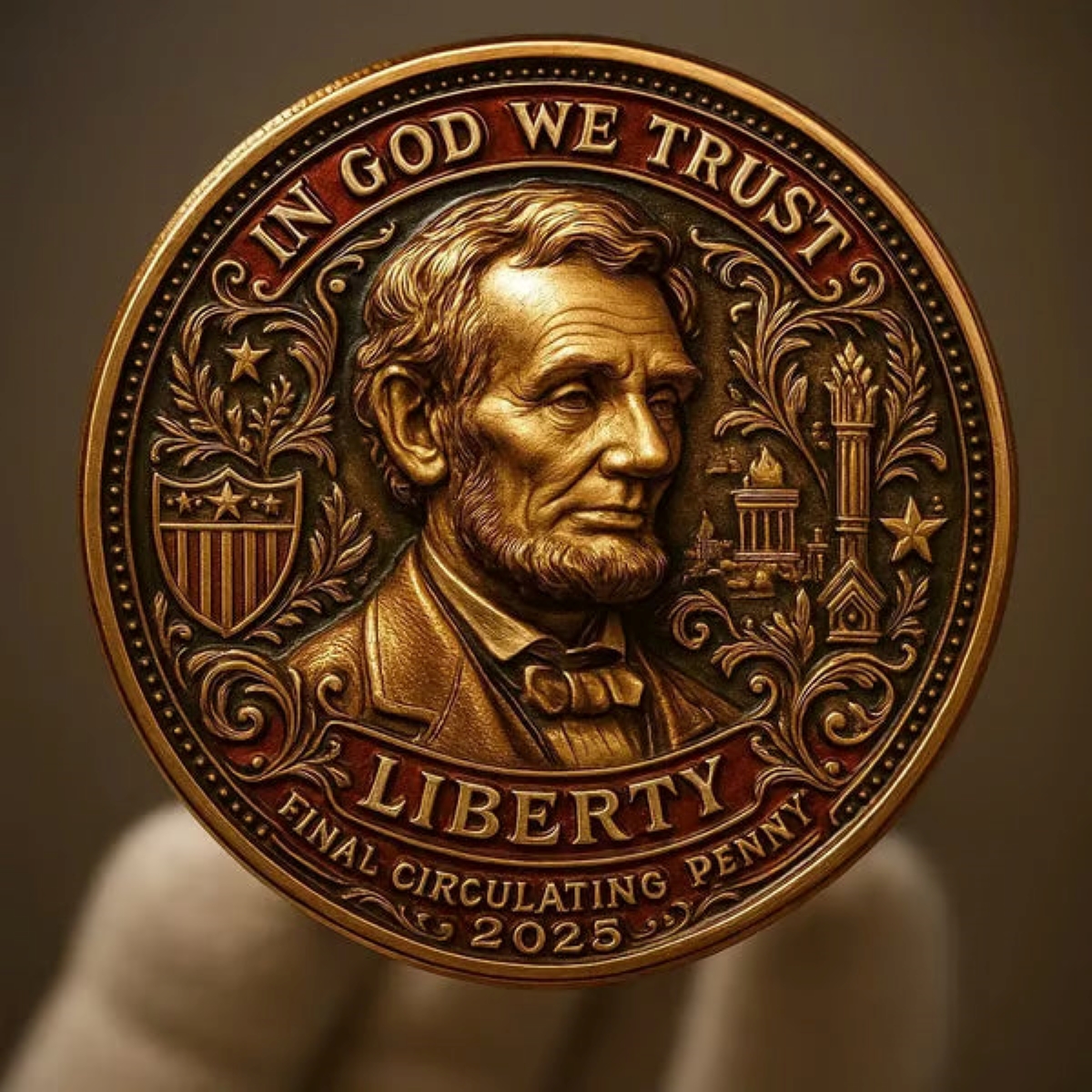 Commemorative 2025 Final US Penny