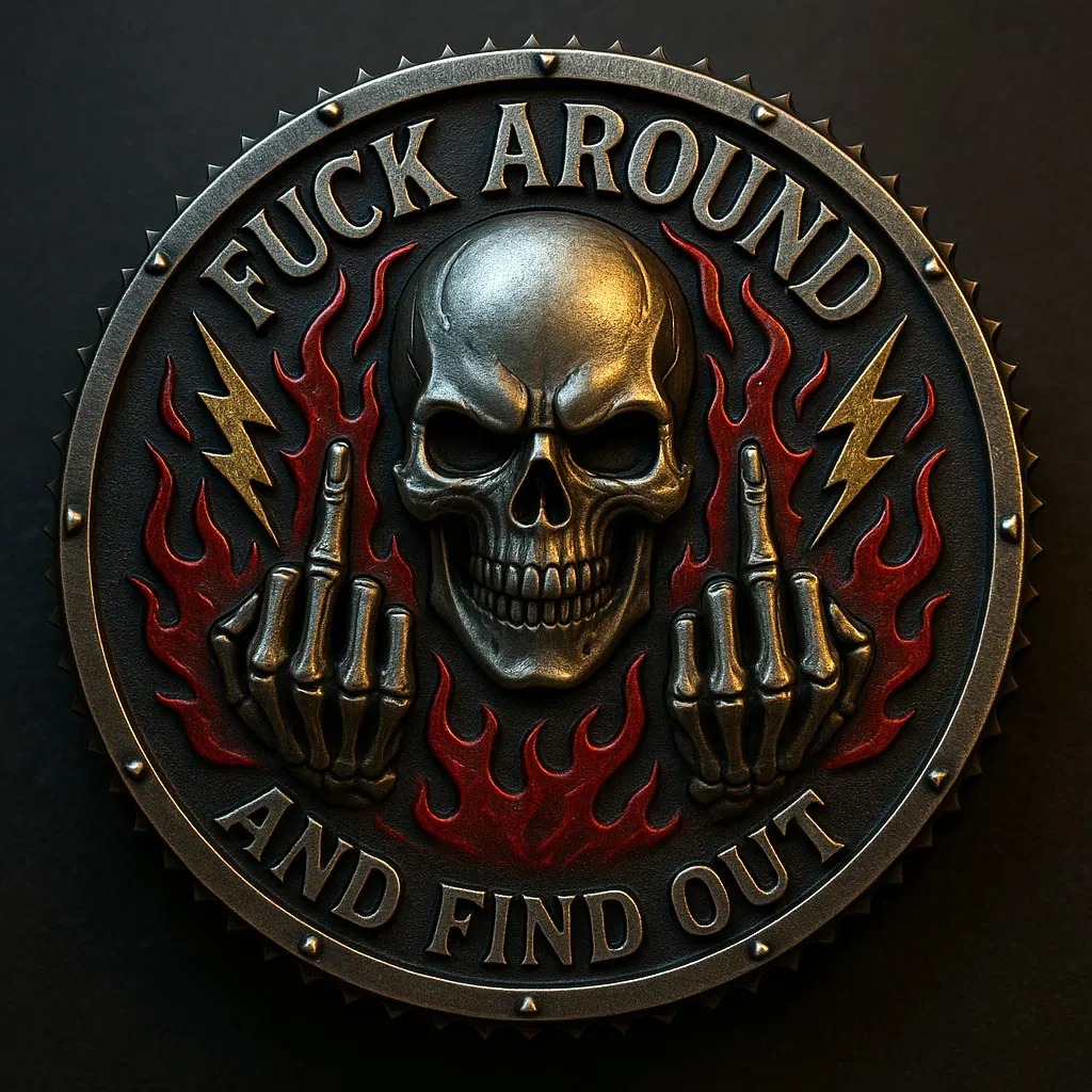 Challenge Coin – STAY READY, ALWAYS 🔥💀