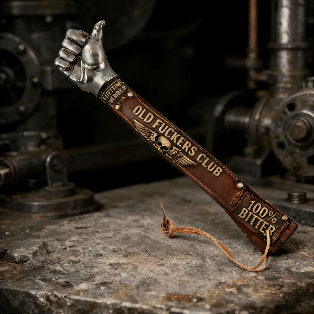 🎄Christmas 50% Off--Old Fuckers Club - Stainless Steel Thumb Hammer