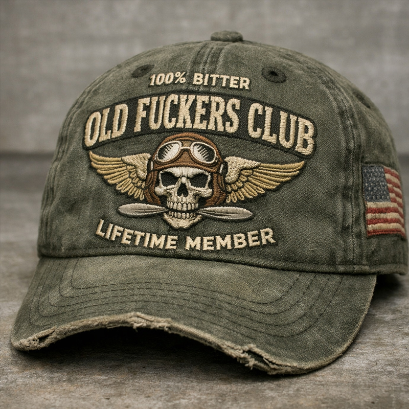 Vintage "Old Club" Lifetime Member Cap