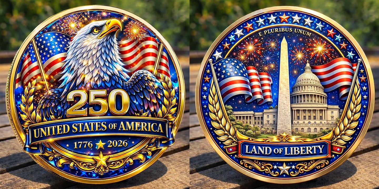 U.S 250th Anniversary Commemorative Coin