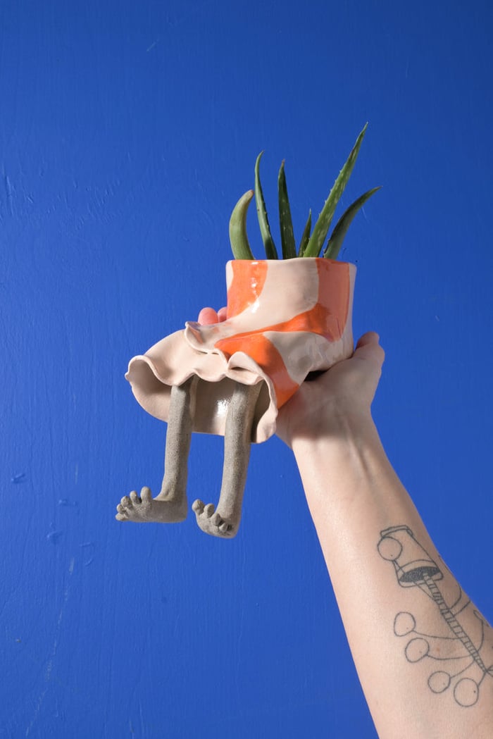 Creative furniture flower pot