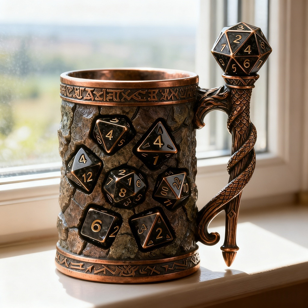 Interesting Dice Mage Mug