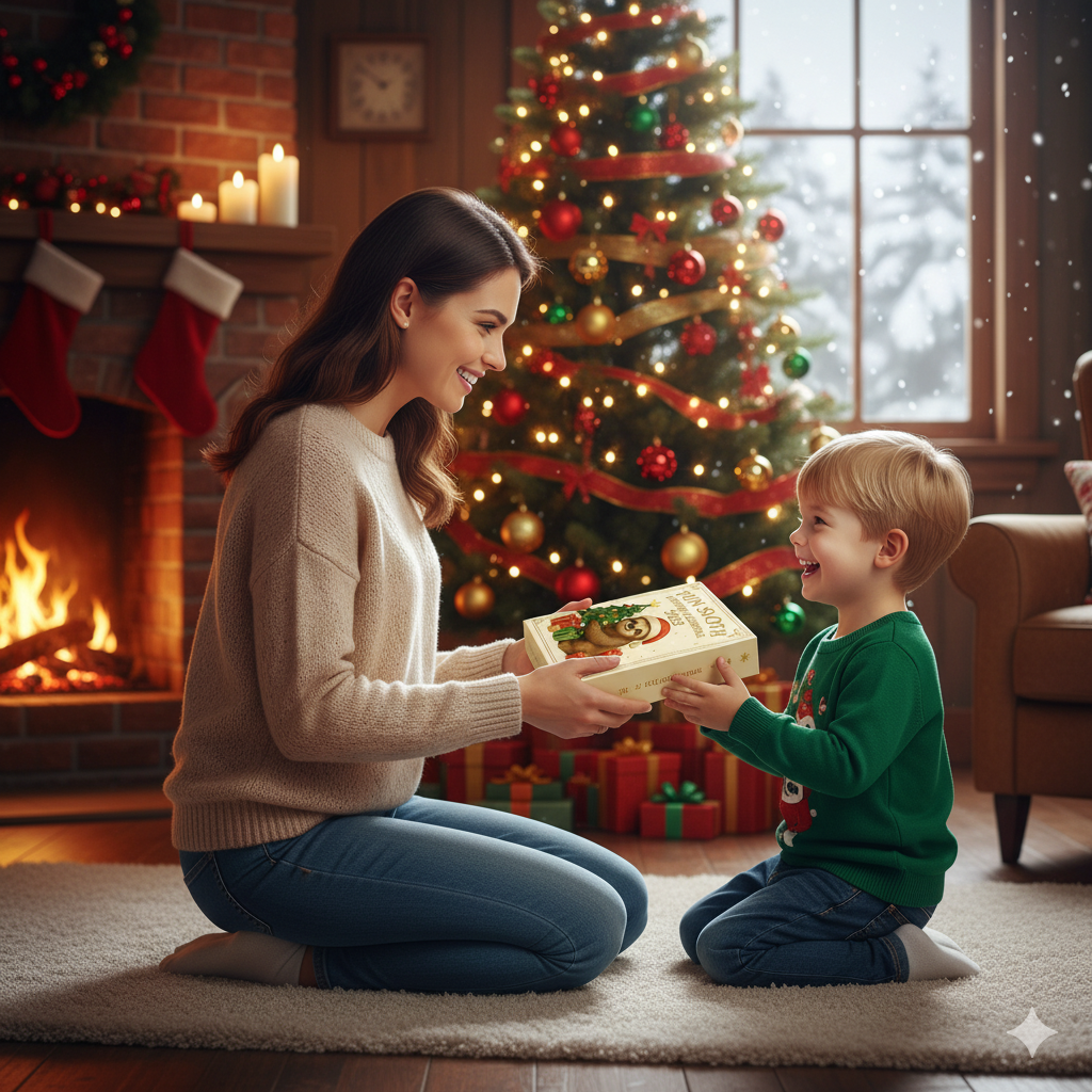 🌲Christmas Gift--Fun Sloth Advent Calendar 2025