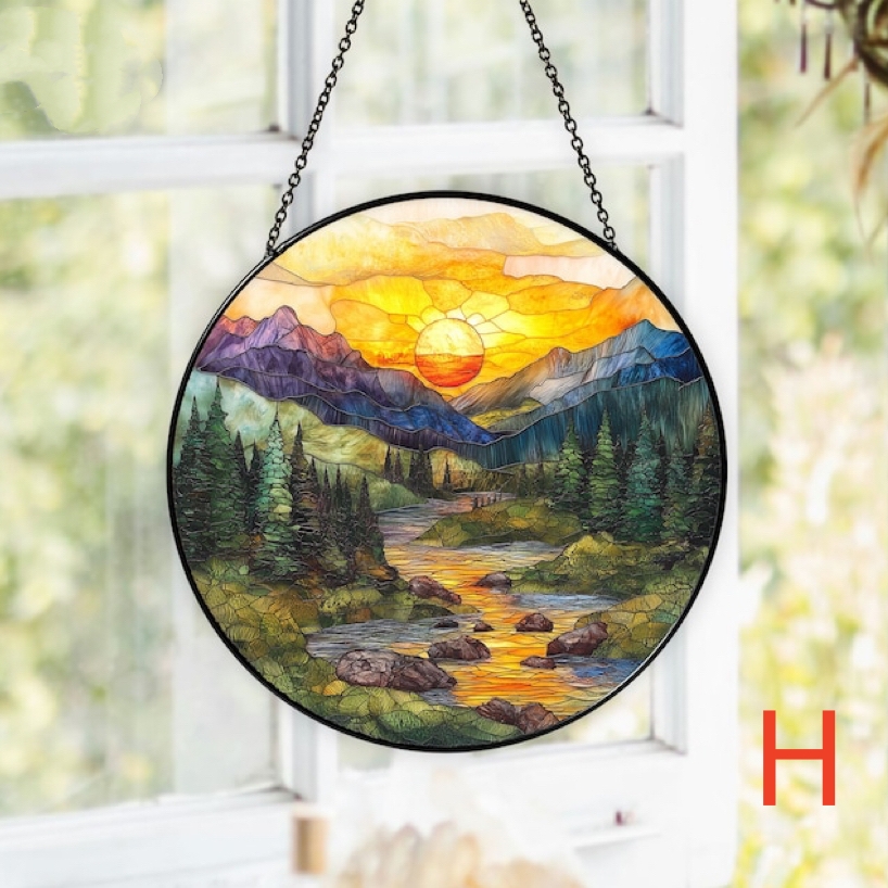 🔥🔥LAST DAY BIG SALE--Beach Sunset Suncatcher Ornament