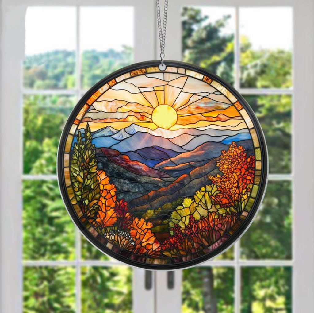 🔥🔥LAST DAY BIG SALE--Beach Sunset Suncatcher Ornament