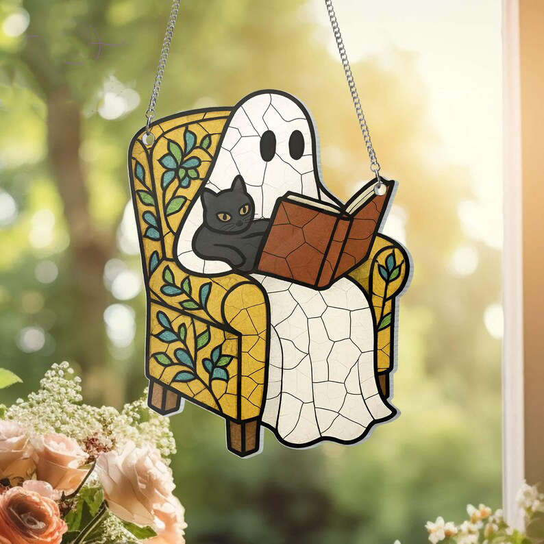 👻Cute Ghost Suncatcher