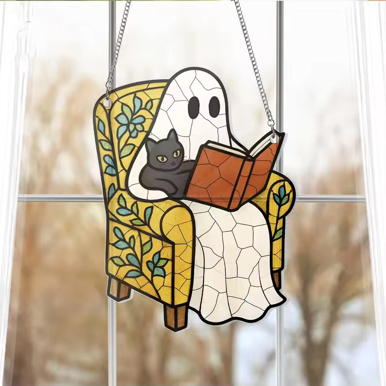 👻Cute Ghost Suncatcher